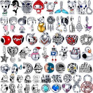 NEW 925 Sterling Silver Bracelet Charms